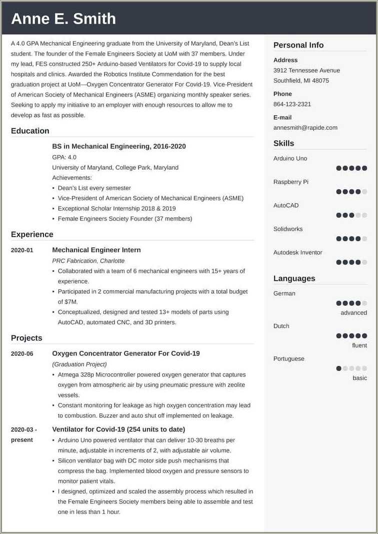 examples-of-resume-personal-statements-engineering-cv-resume-gallery