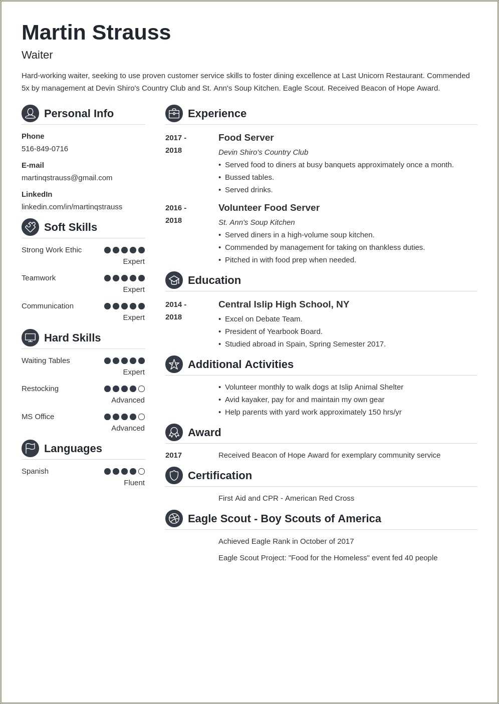 examples-of-good-resumes-for-high-school-students-resume-example-gallery