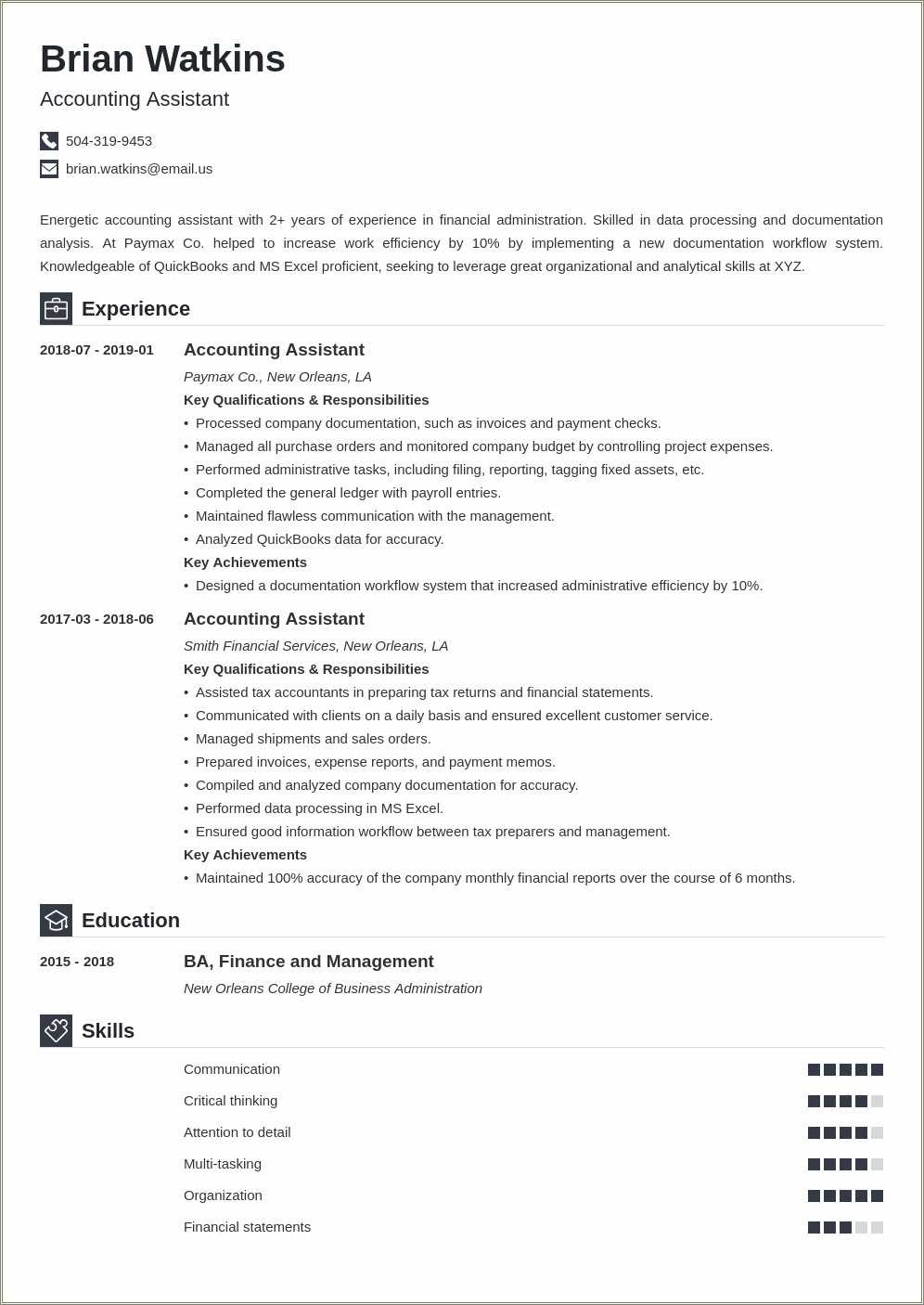 examples-of-resumes-with-general-ledger-experience-resume-example-gallery