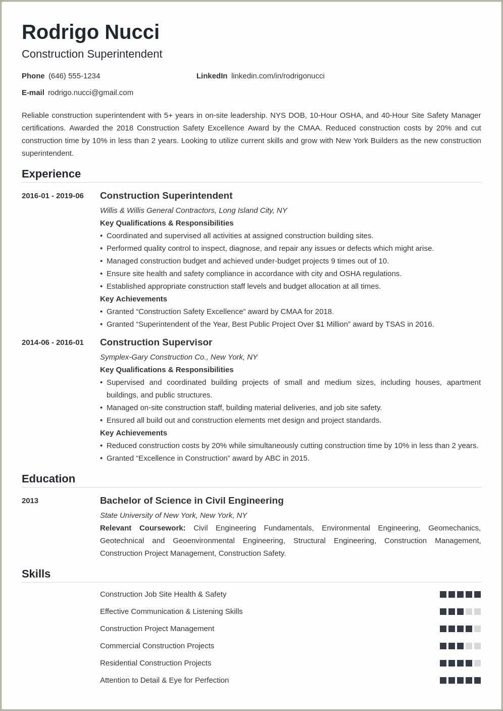 Examples Of School Superintendent Resumes - Resume Example Gallery