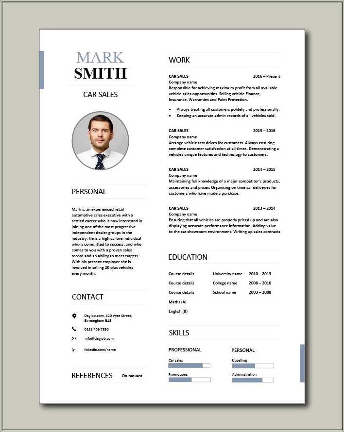 Examples Of Value Added To Resume - Resume Example Gallery