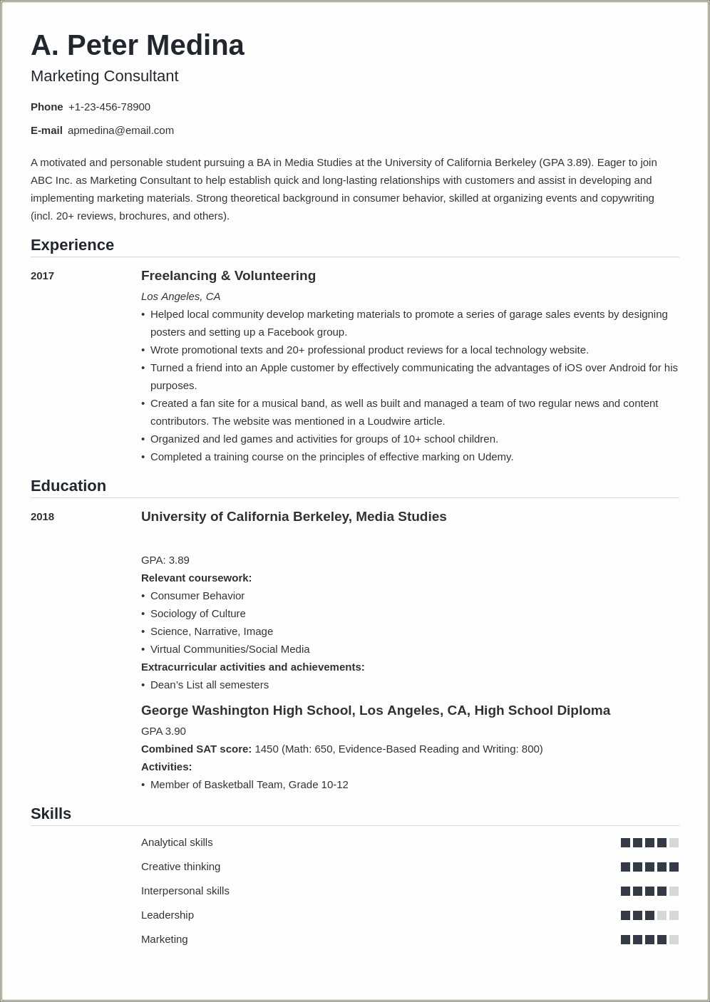 examples-resume-non-professional-experience-resume-example-gallery