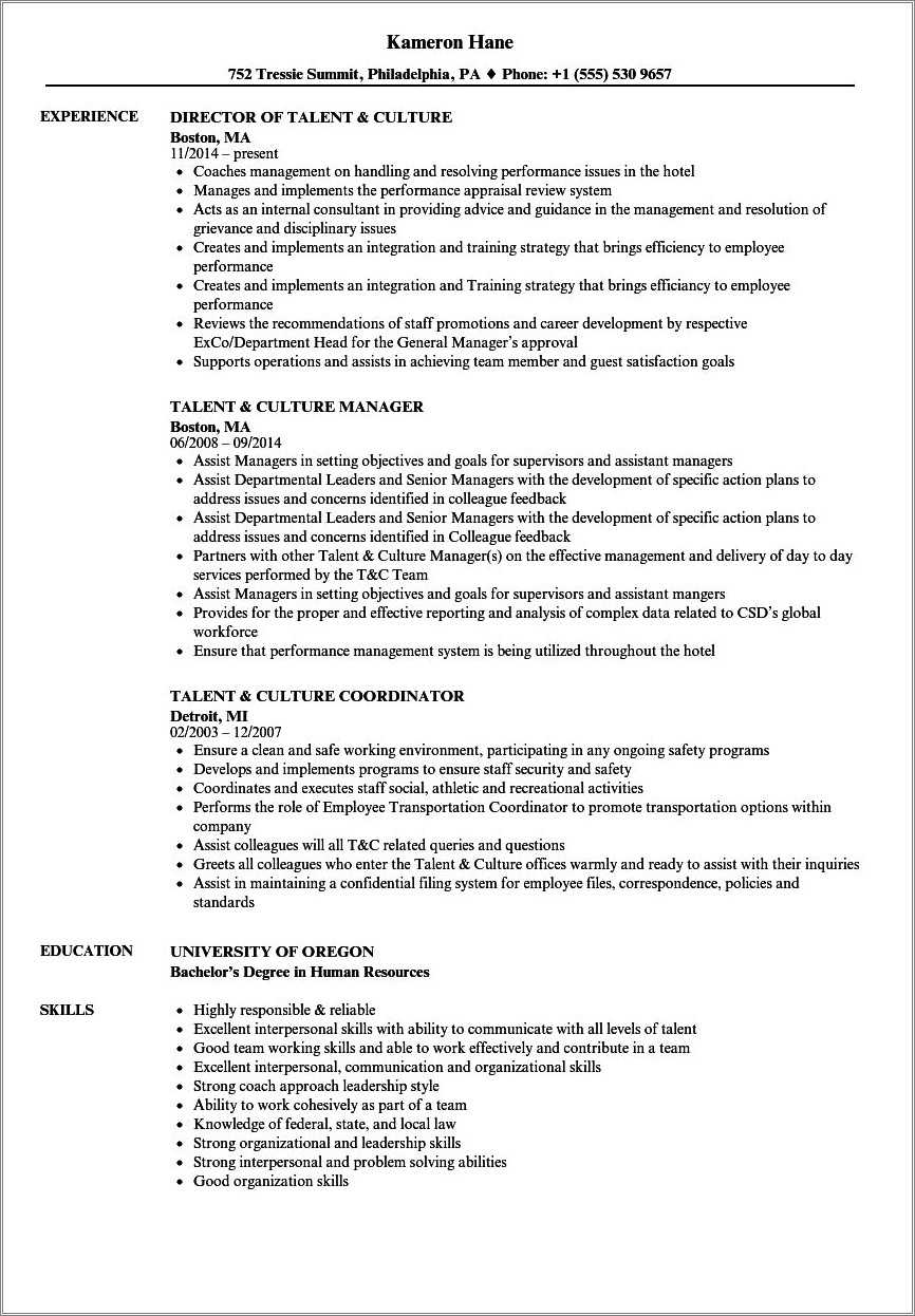 Excellent Interpersonal Skills Resume Example Resume Example Gallery 4514