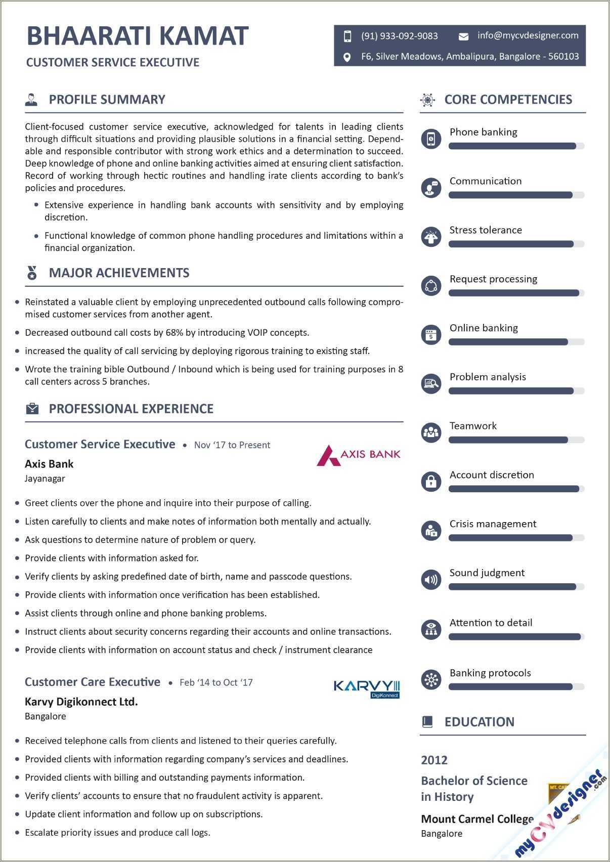 Executive Customer Service Resume Sample Resume Example Gallery