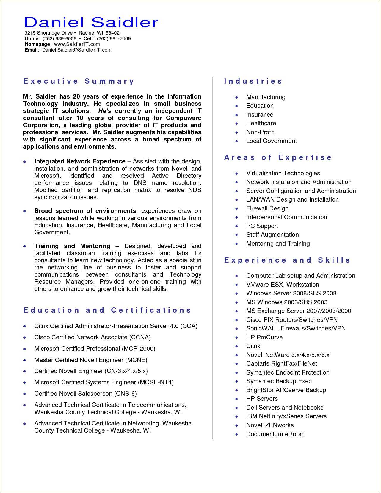 executive-summary-on-a-resume-examples-resume-example-gallery