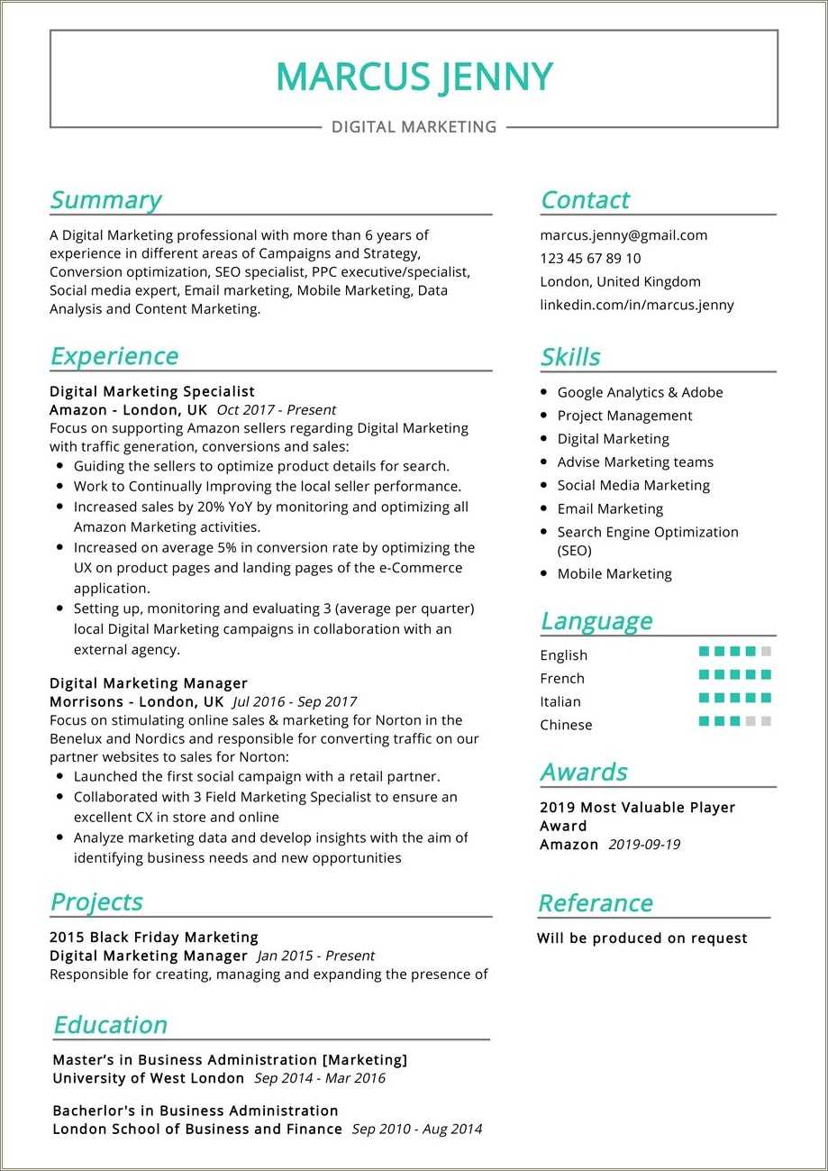 marketing-executive-profile-sample-pdf-template