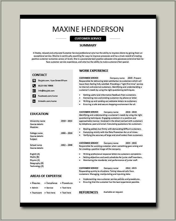 experience-in-customer-service-resume-examples-resume-example-gallery