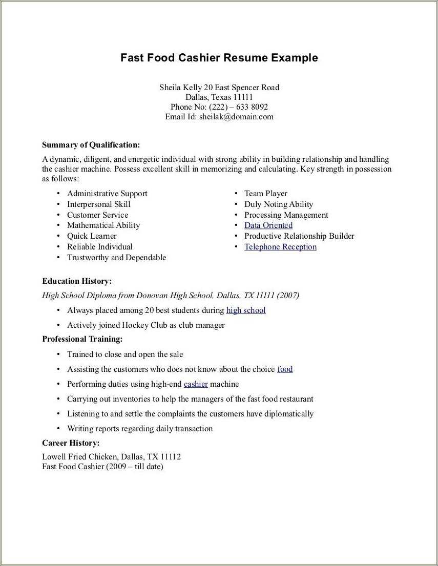 fast-food-resume-sample-with-no-experience-philippines-resume-example