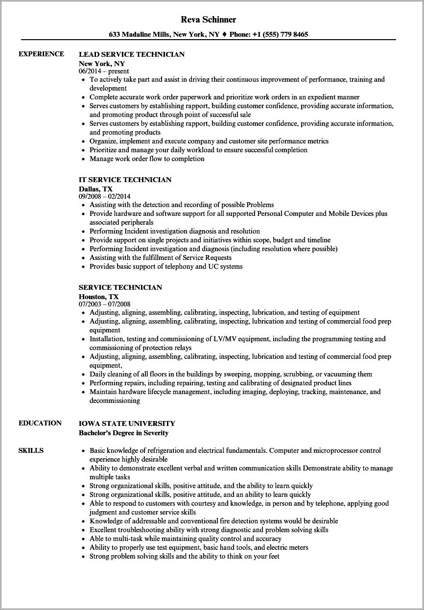 field-service-technician-resume-example-resume-example-gallery