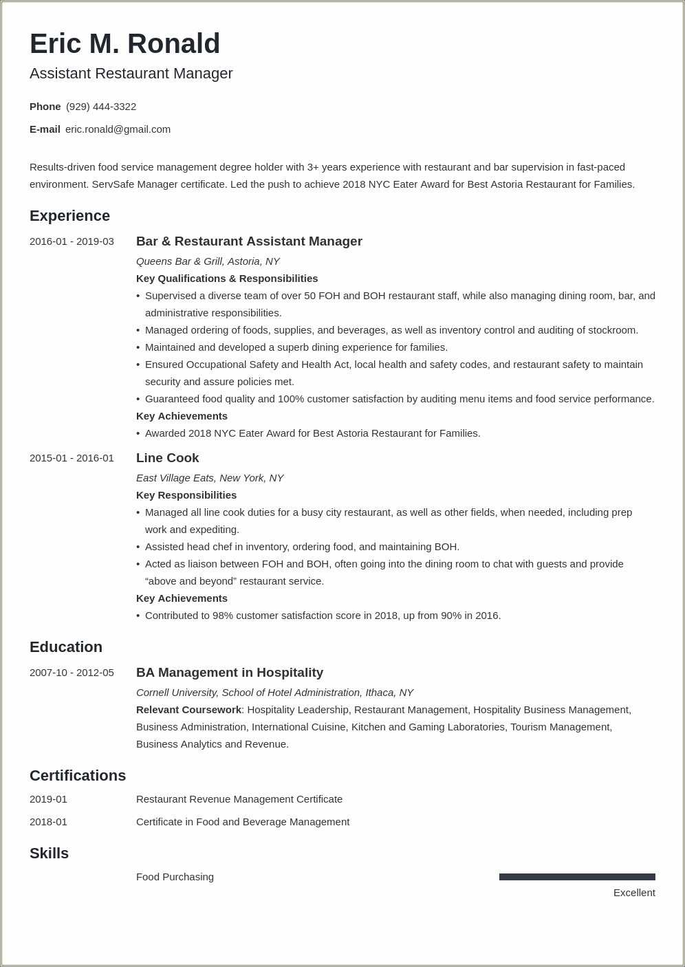 fine-dining-restaurant-resume-skills-resume-example-gallery