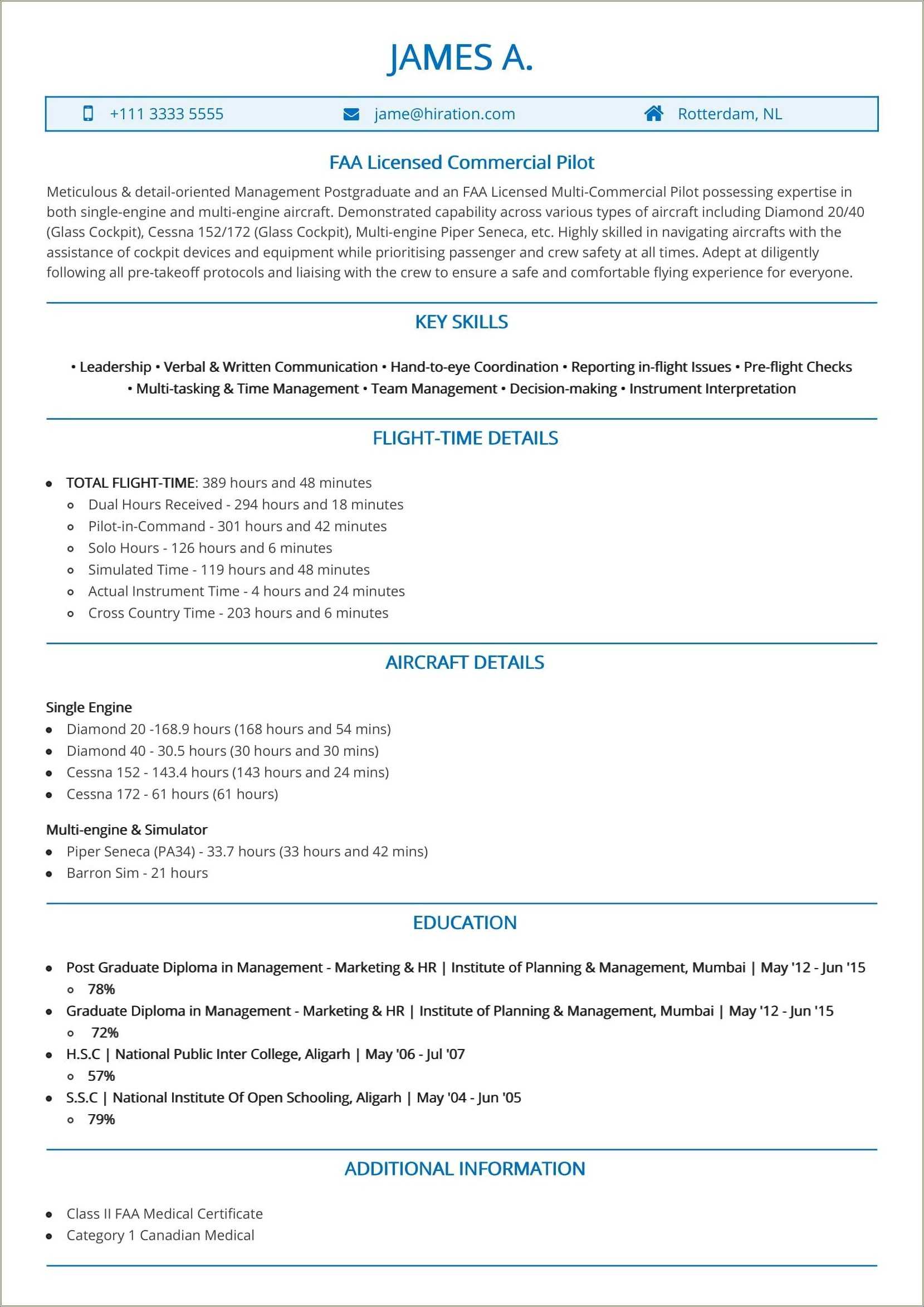 First Job Work Experience Resume Sample - Resume Example Gallery