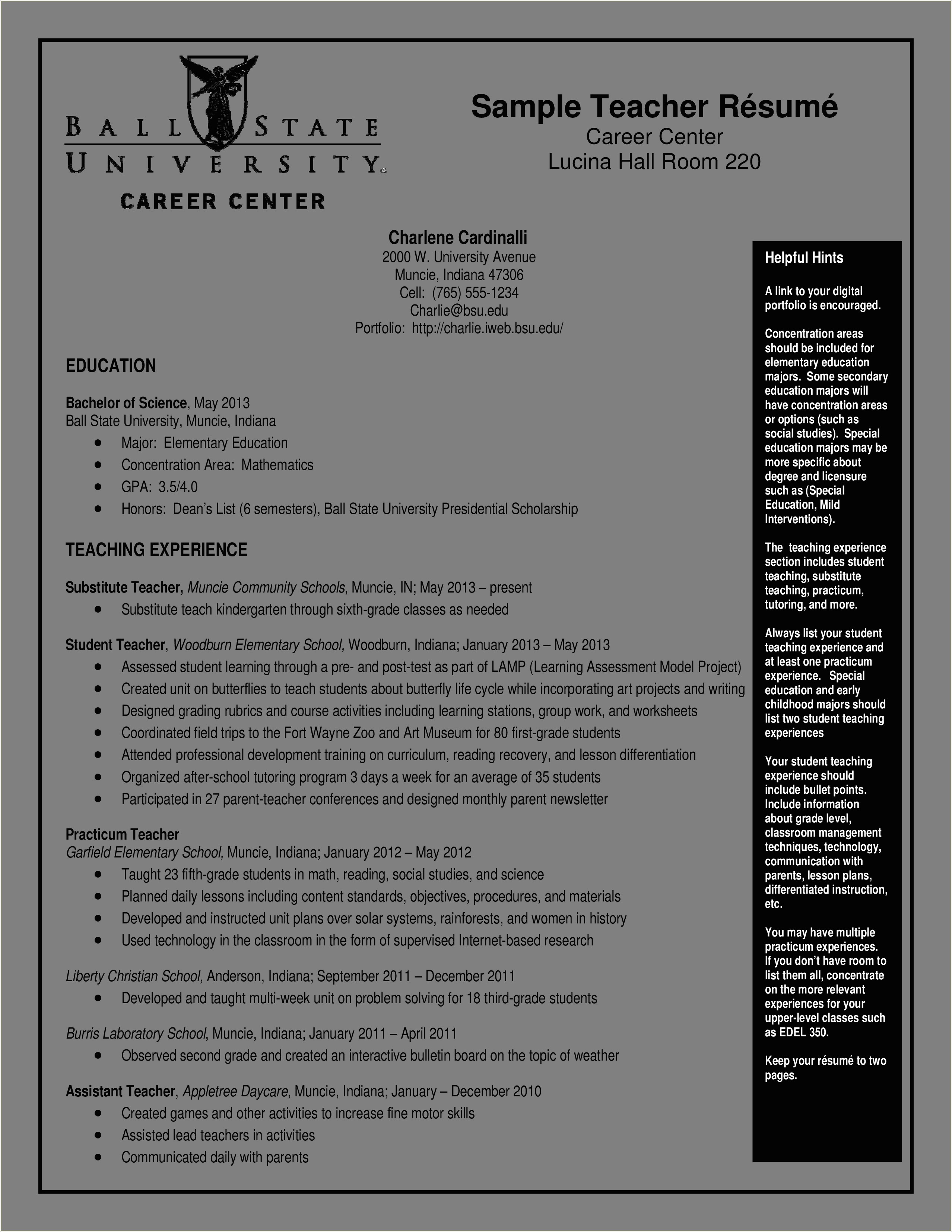 first-year-elementary-school-teacher-resume-resume-example-gallery