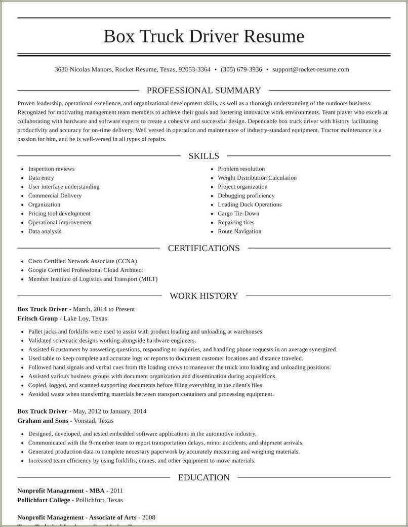 flatbed-truck-driver-resume-samples-resume-example-gallery