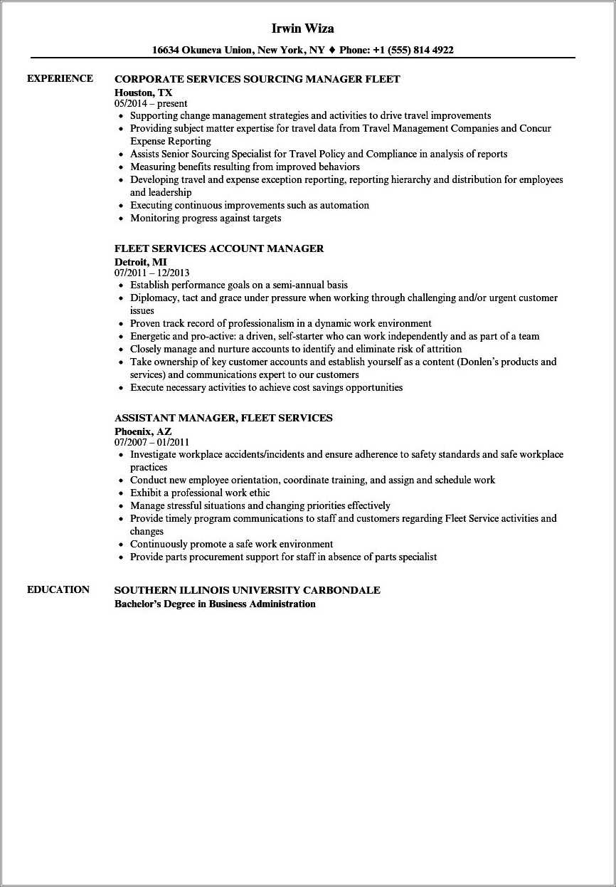 fleet-manager-resume-in-india-resume-example-gallery