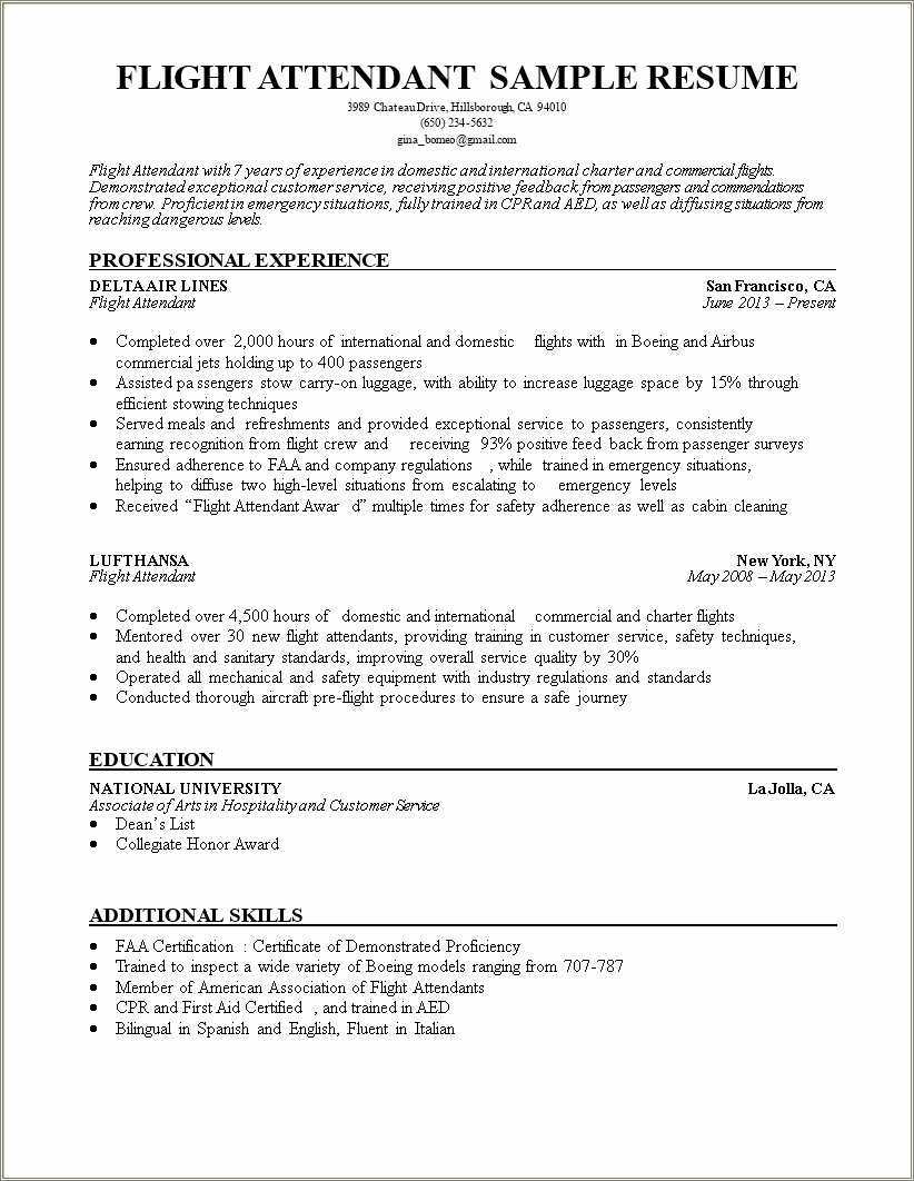 flight-attendant-resume-sample-skills-resume-example-gallery