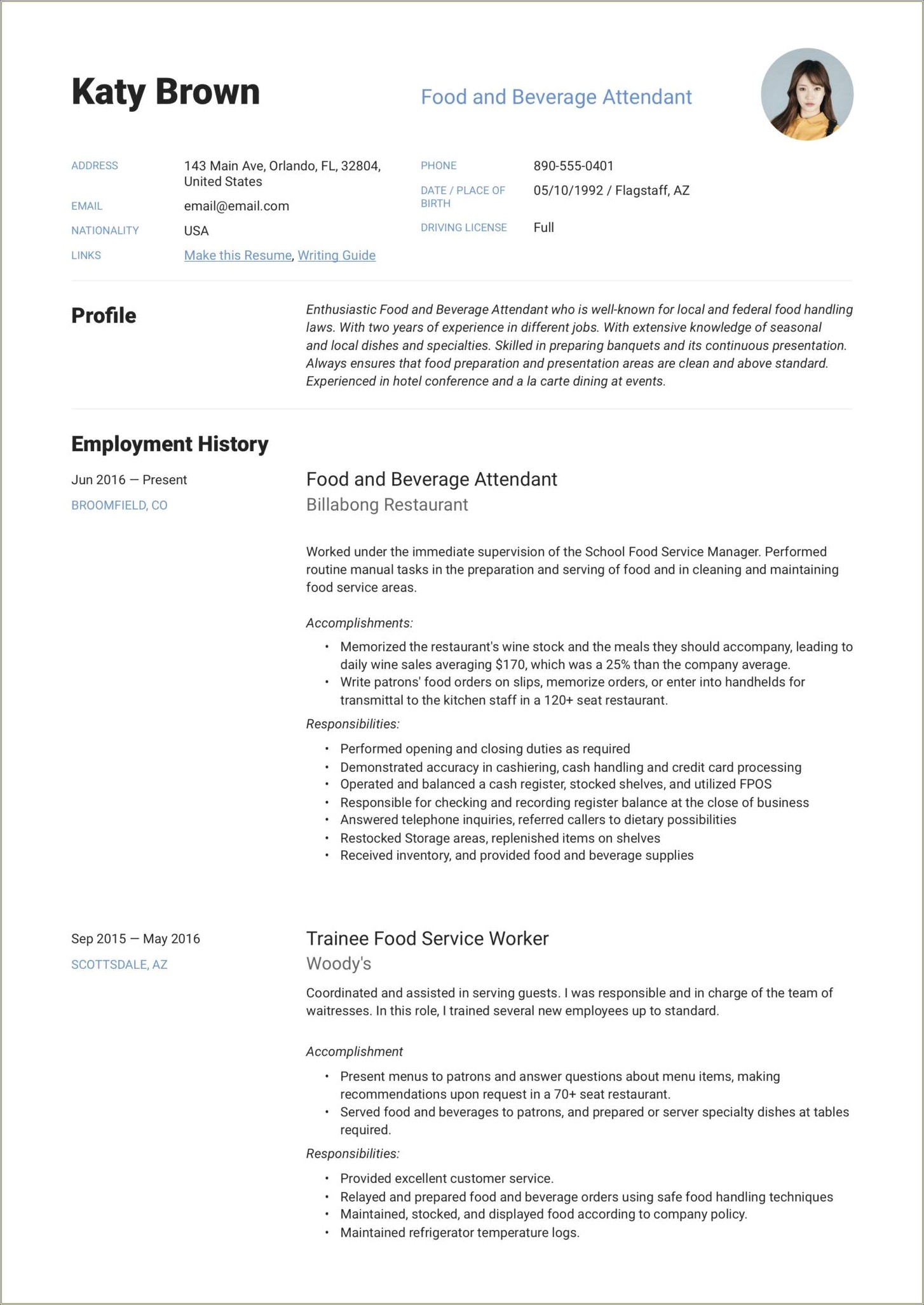 food-and-beverage-supervisor-resume-objectives-resume-example-gallery