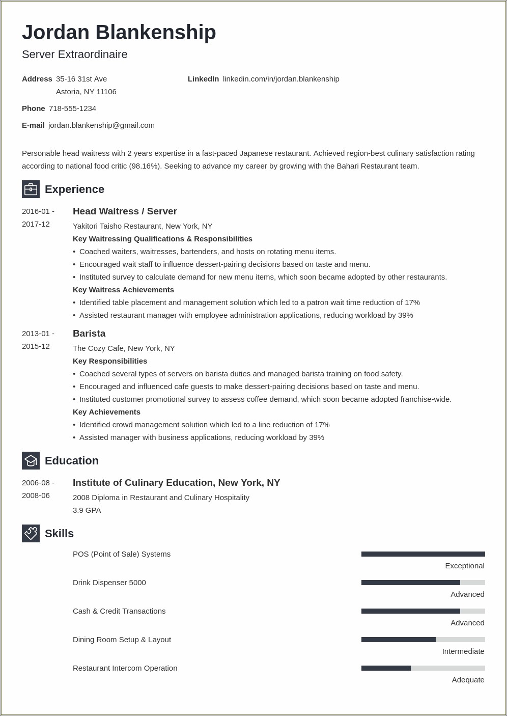 sample-food-service-assistant-resume-resume-example-gallery