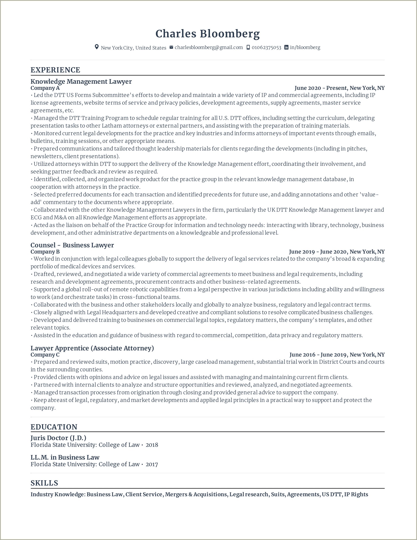 Free Basic Resume Templates Word - Resume Example Gallery