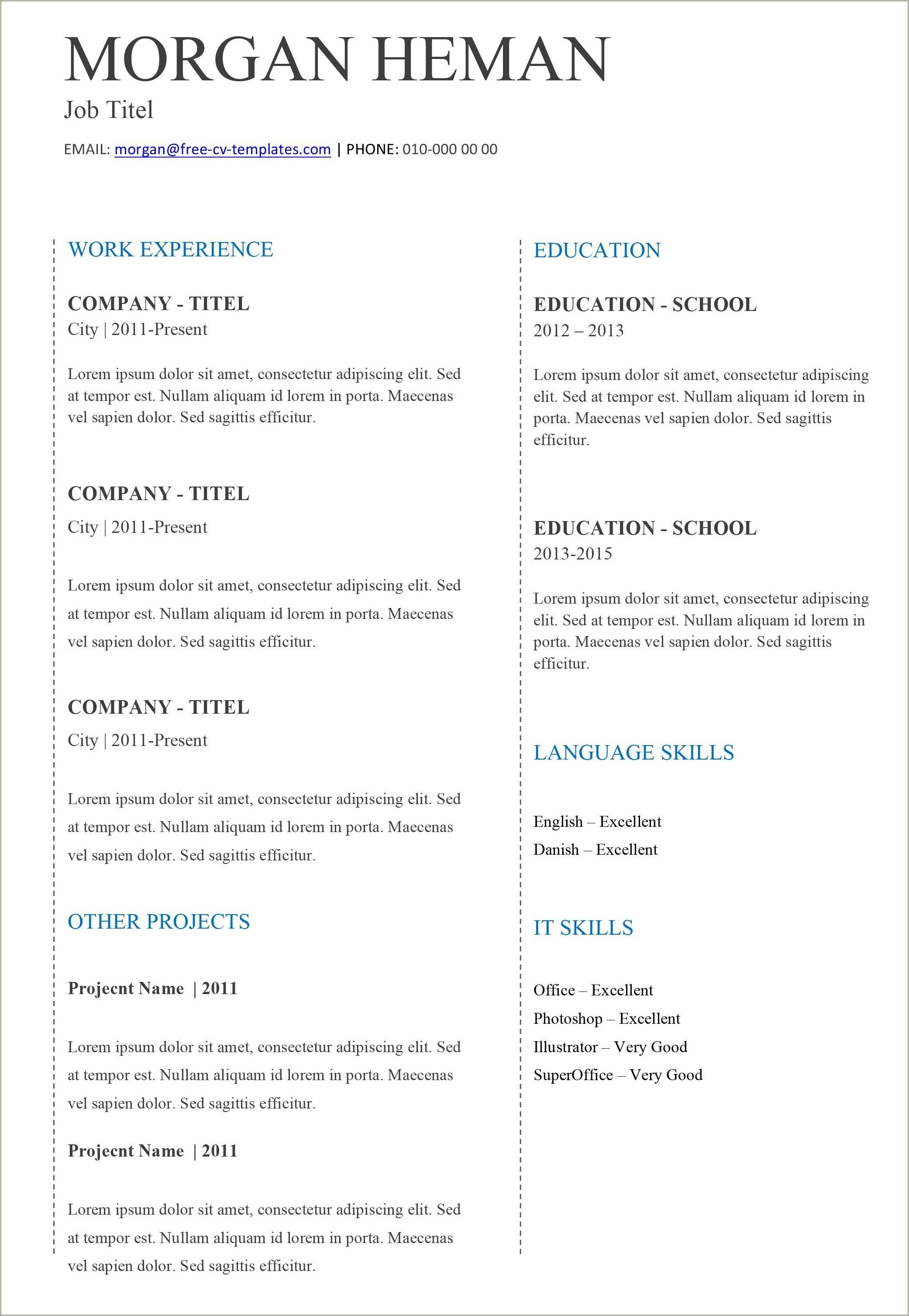 free-beginner-resume-templates-word-format-resume-example-gallery