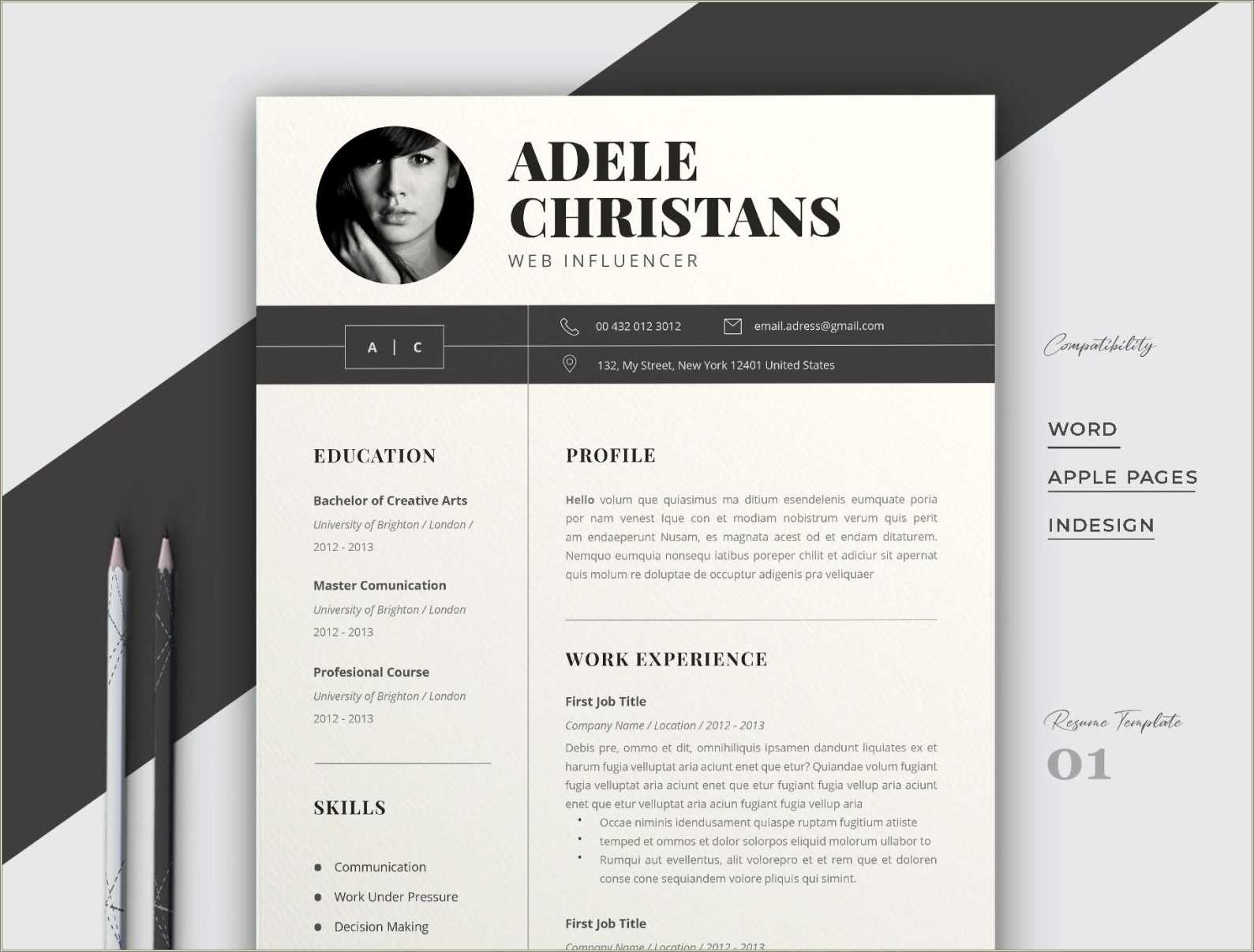 free downloadable word resume templates