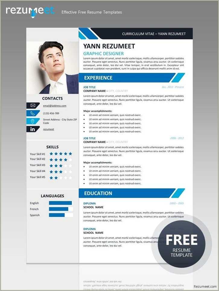 Free Professional Resume Template Docx - Resume Example Gallery