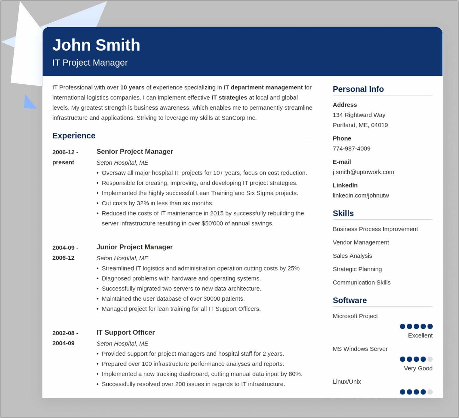 Free Resume Templates With No Hidden Fees - Resume Example Gallery