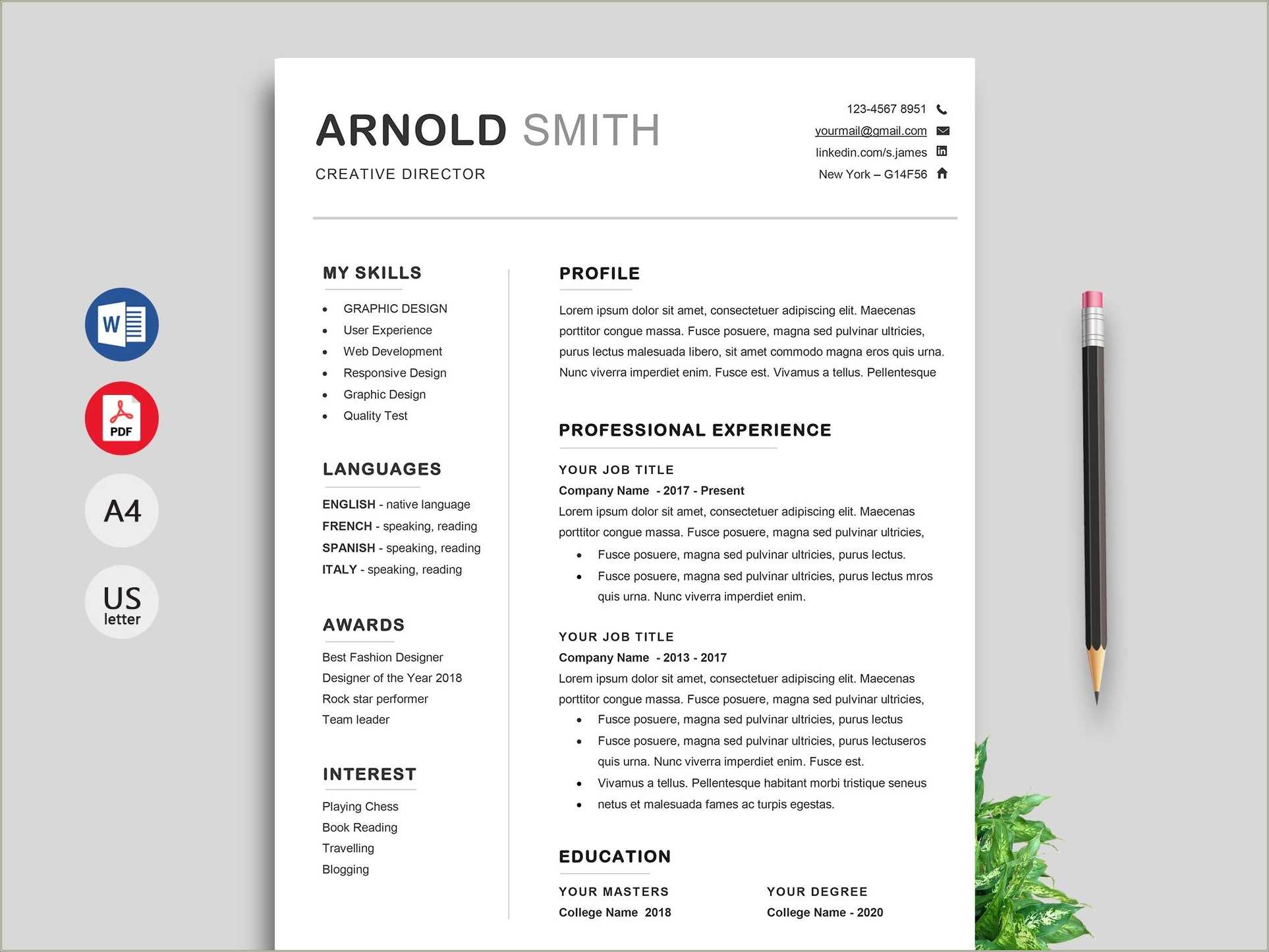 free-resume-format-for-microsoft-word-resume-example-gallery