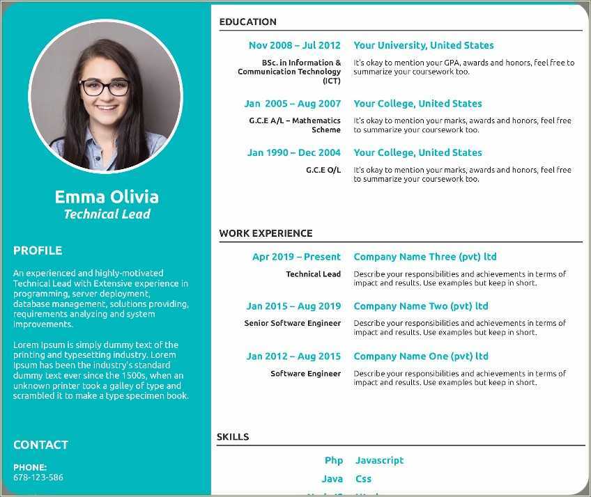 Free Resume Microsoft Templates 2019 - Resume Example Gallery