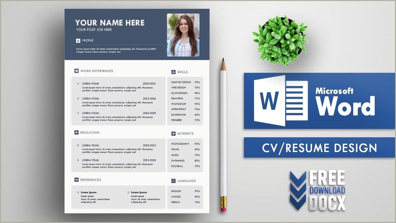 free-resume-template-on-microsoft-word-resume-example-gallery