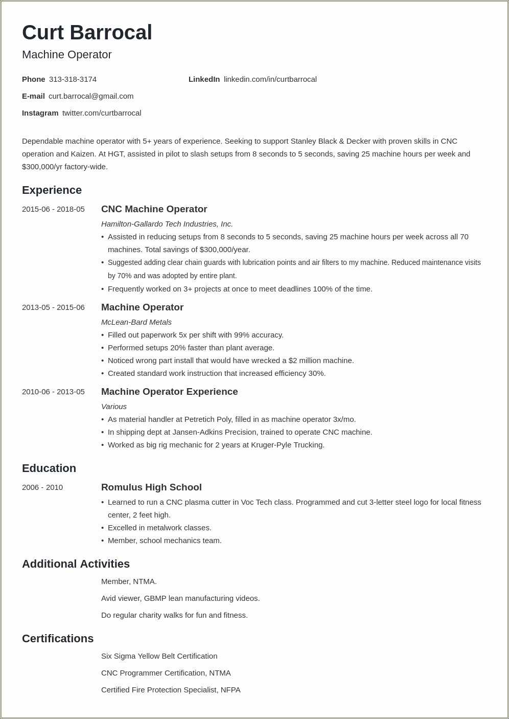 free-resume-templates-for-machine-operator-resume-example-gallery