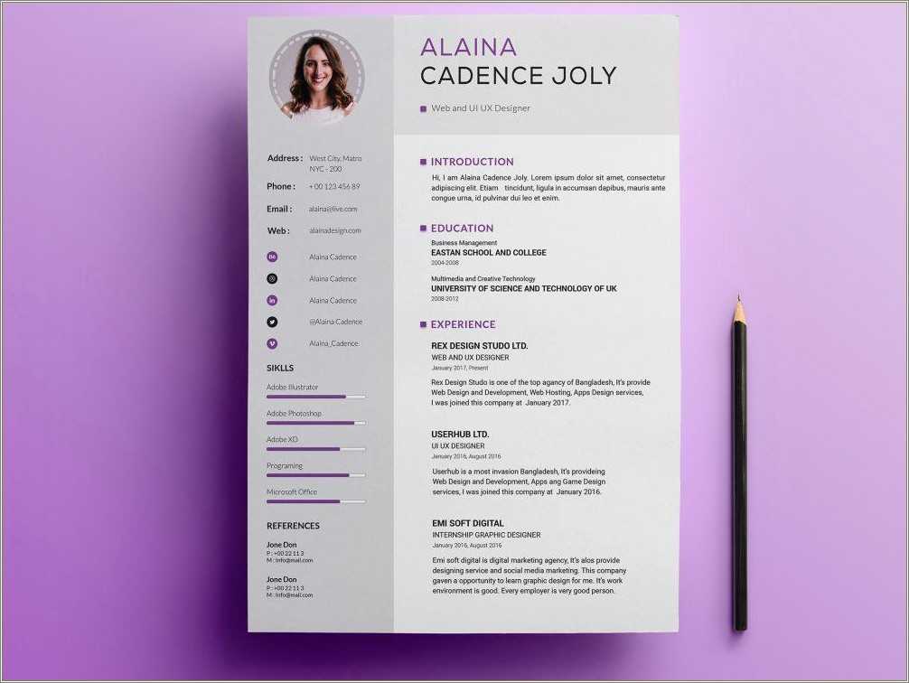 free-resume-templates-with-photo-professional-resume-example-gallery