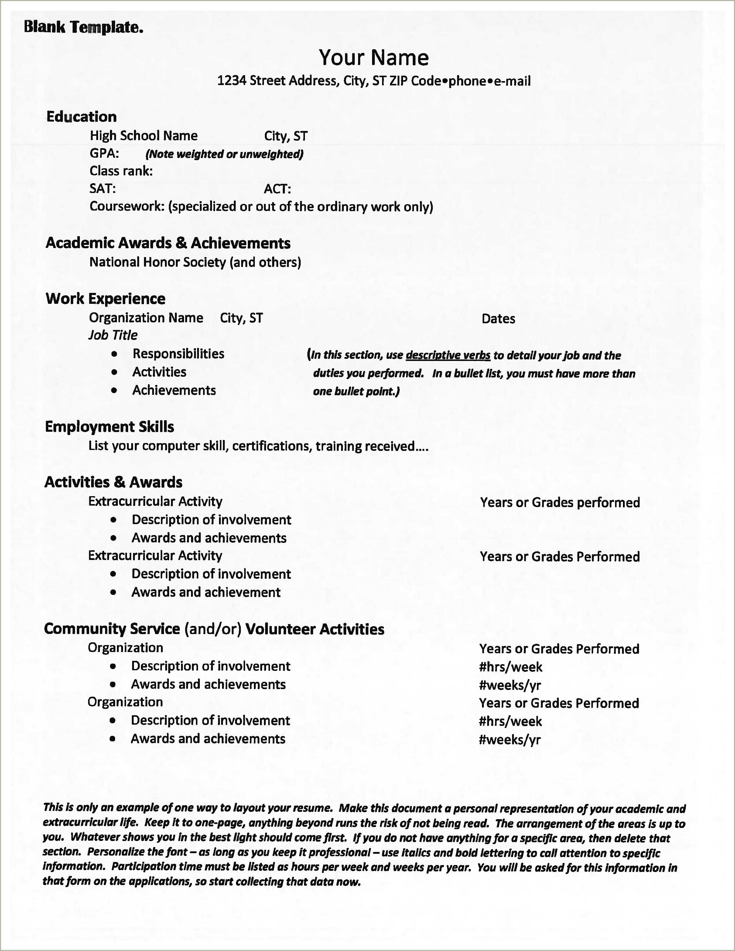 free-sample-of-college-admission-resume-examples-resume-example-gallery