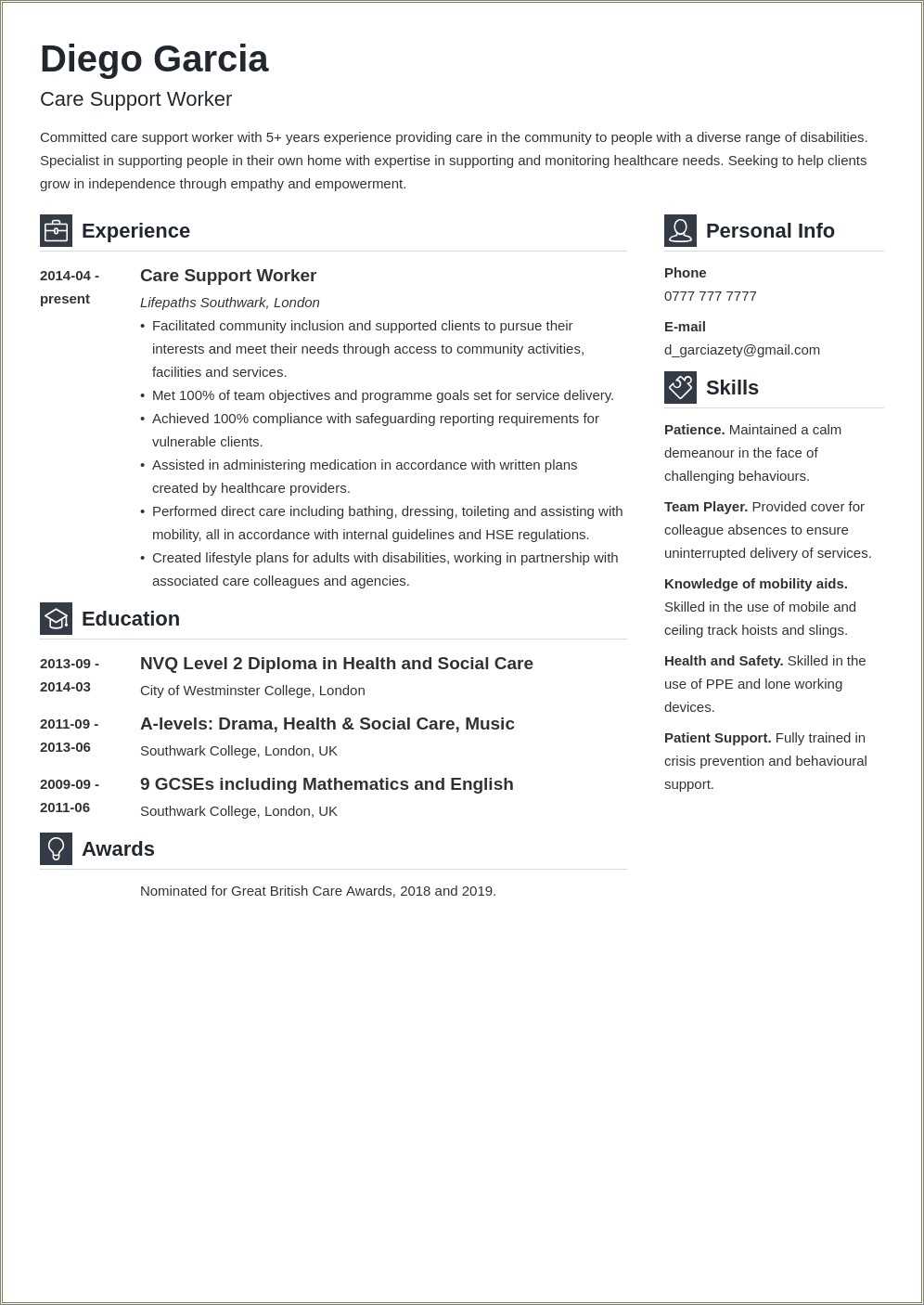 disability-support-worker-resume-example-resume-example-gallery