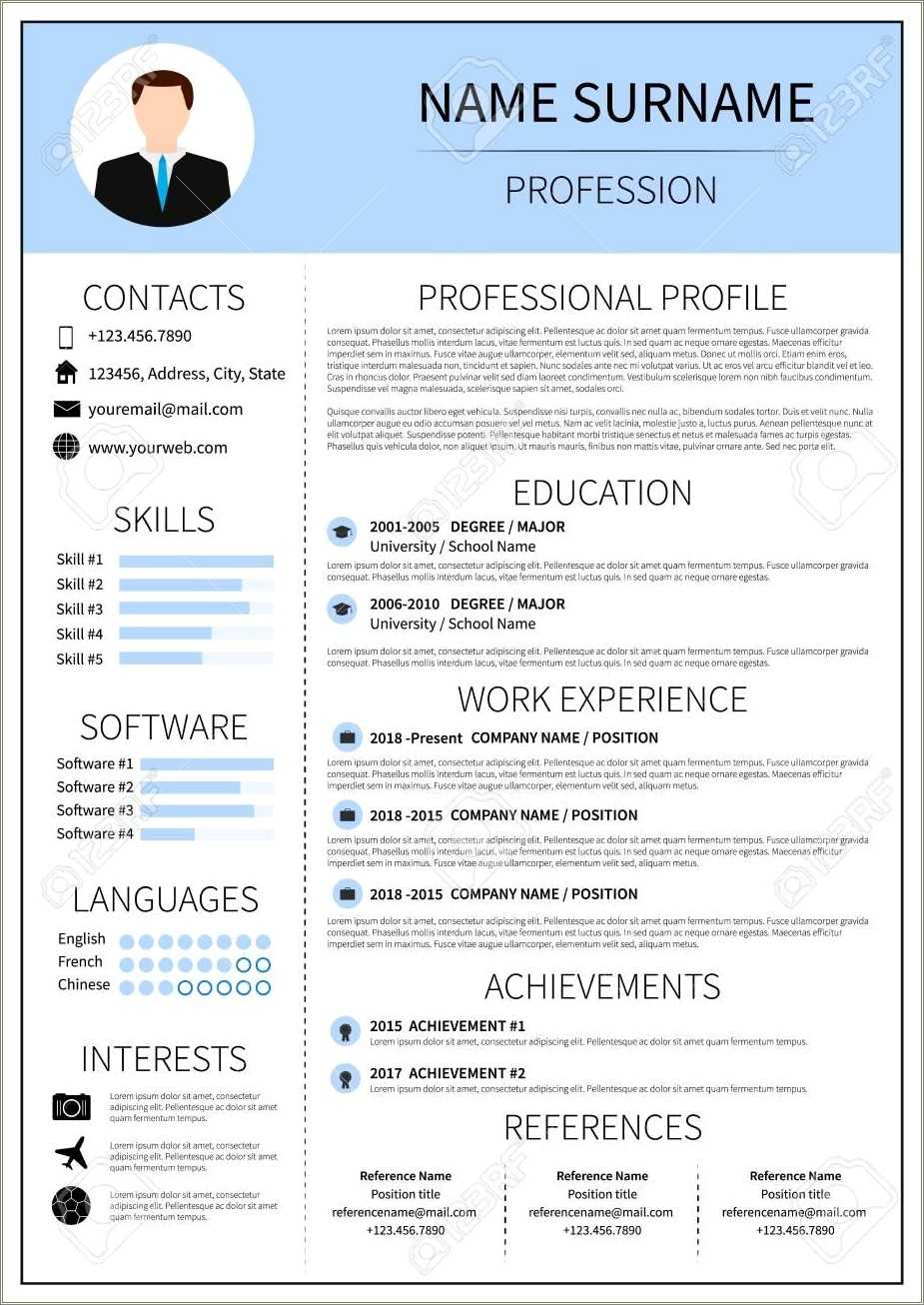 Downloadable Free Stylish Resume Templates - Resume Example Gallery