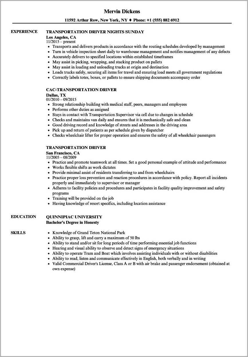 free-template-marine-corporal-driver-resume-resume-example-gallery