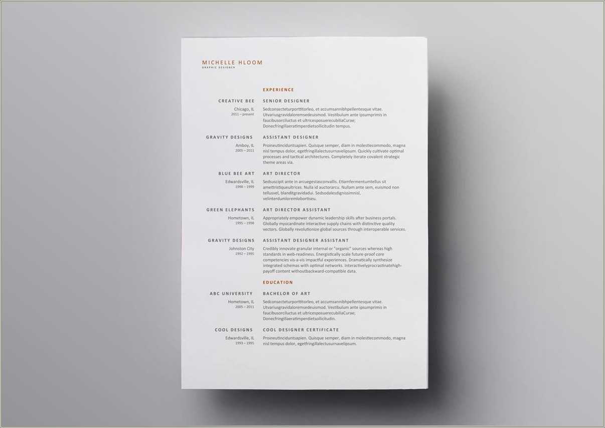 Free Traditional Resume Template Download Resume Example Gallery