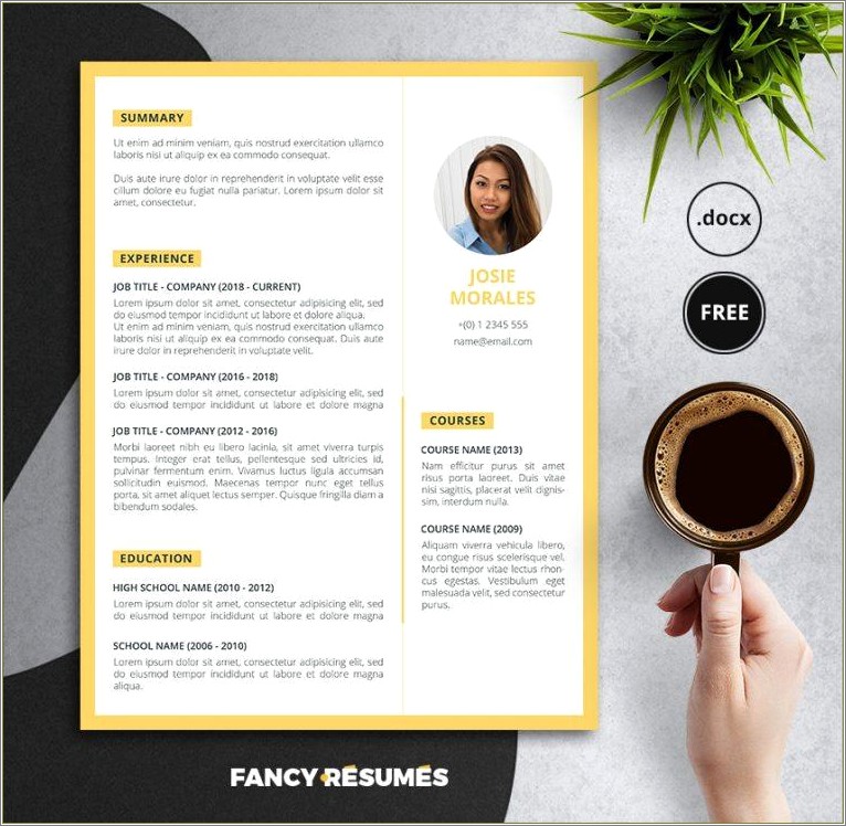 free resume templates for 2020