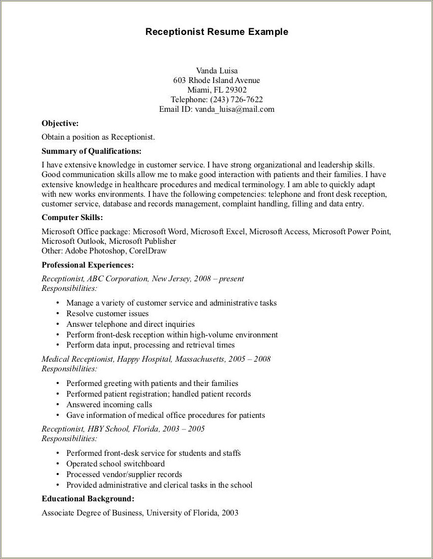 front-office-medical-resume-sample-resume-example-gallery