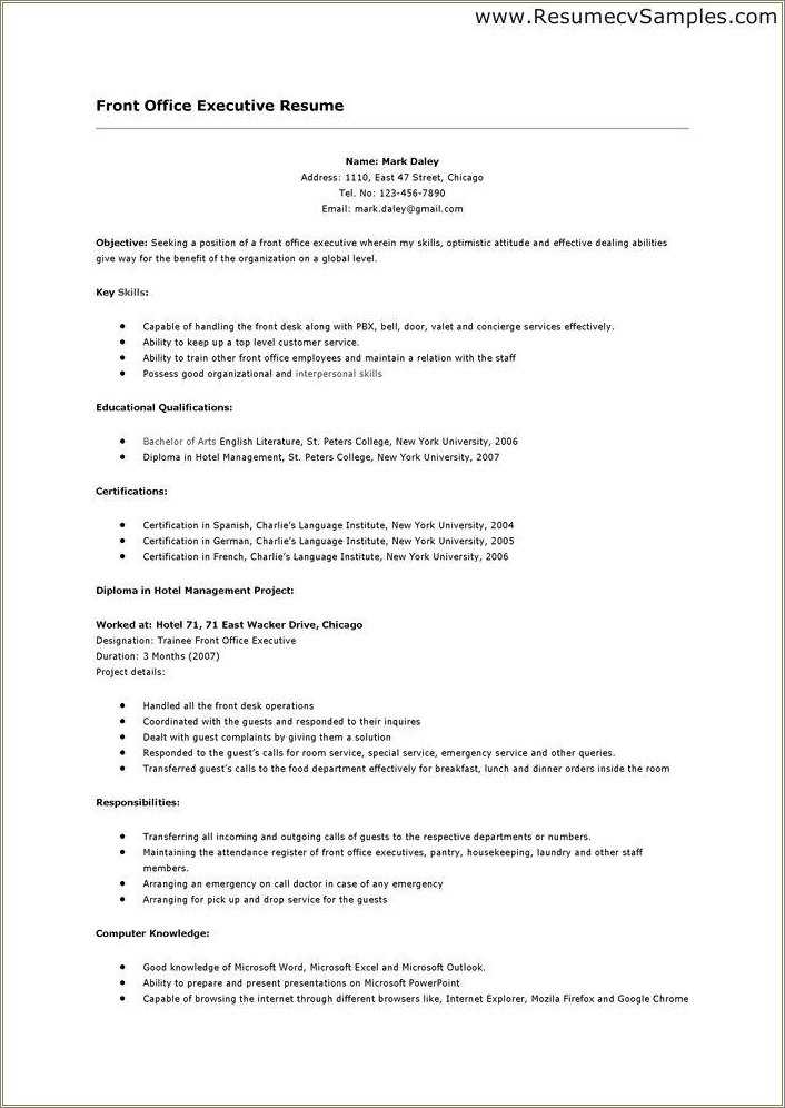 front-office-personnel-resume-example-resume-example-gallery