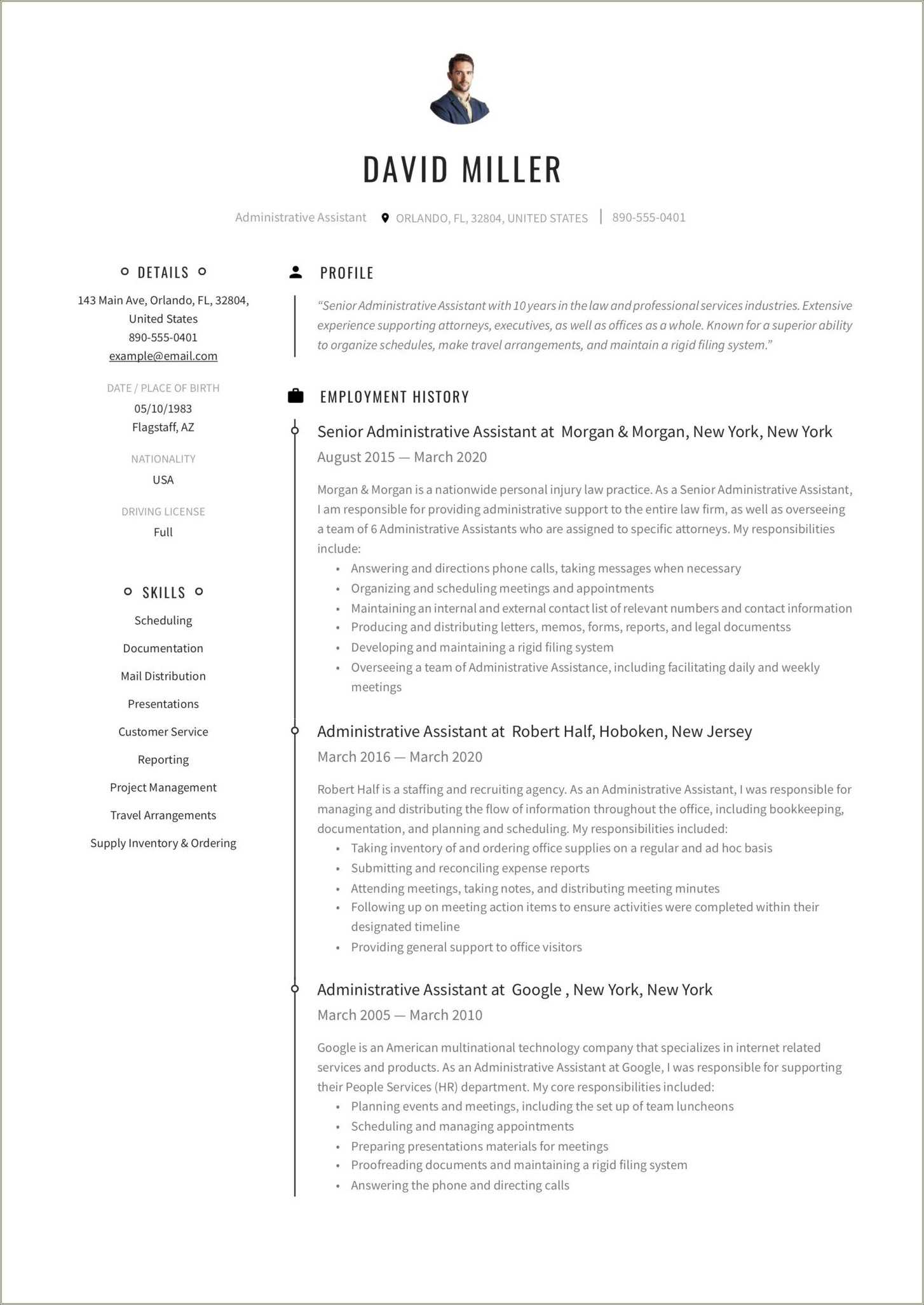 functional-executive-assistant-resume-sample-resume-example-gallery