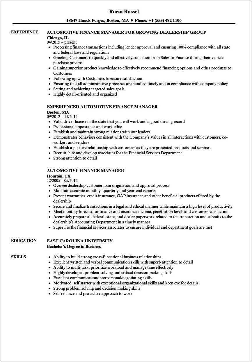 car-dealership-parts-manager-resume-resume-example-gallery