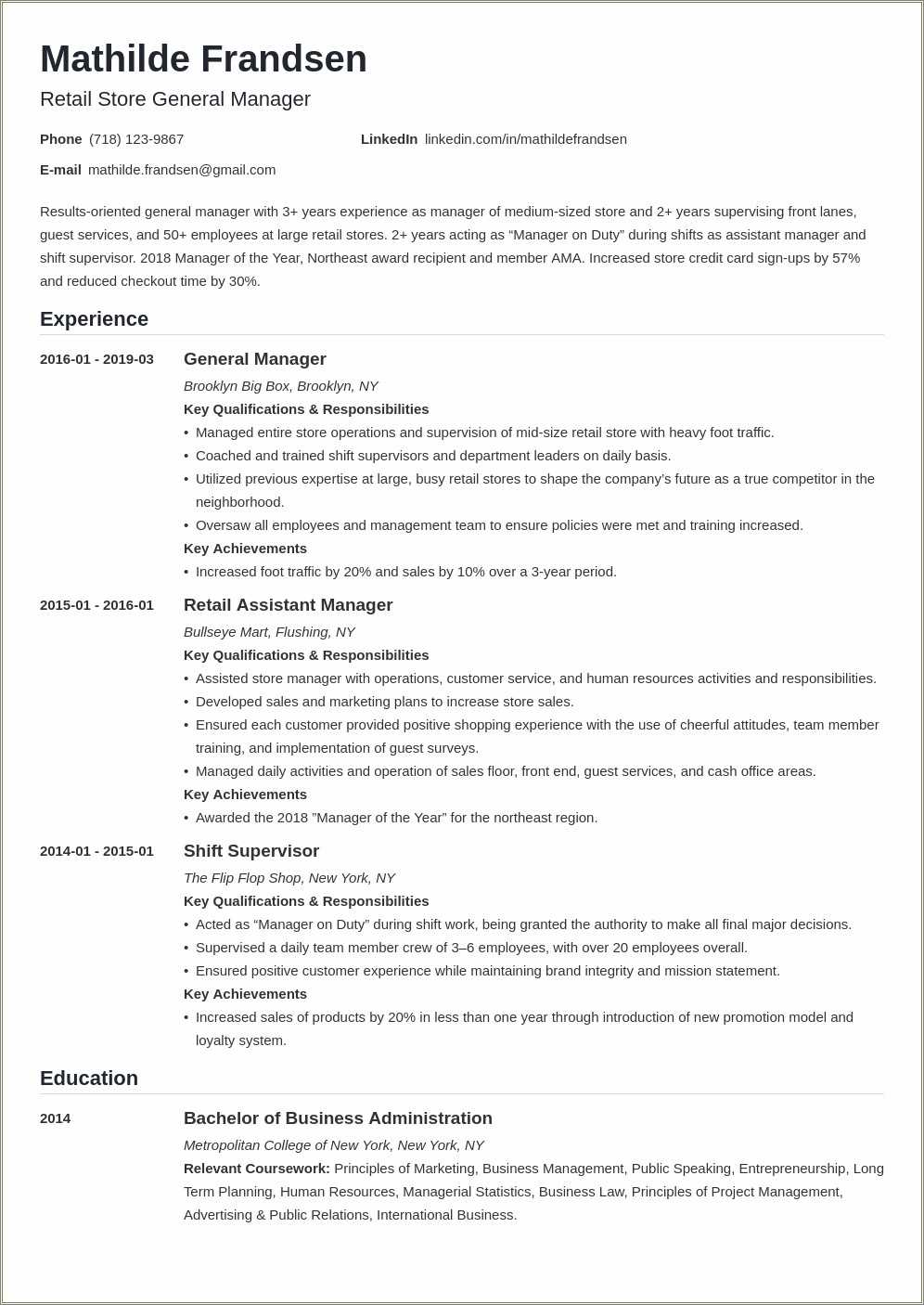 general-manager-resume-summary-of-qualifications-resume-example-gallery