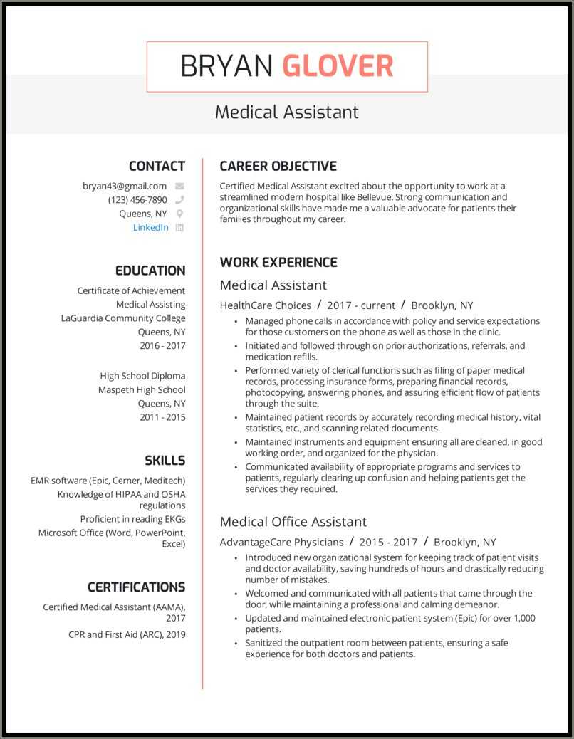 general-resume-objective-examples-healthcare-resume-example-gallery