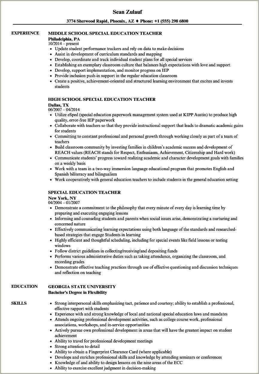 good-example-of-a-special-ed-teacher-resume-resume-example-gallery