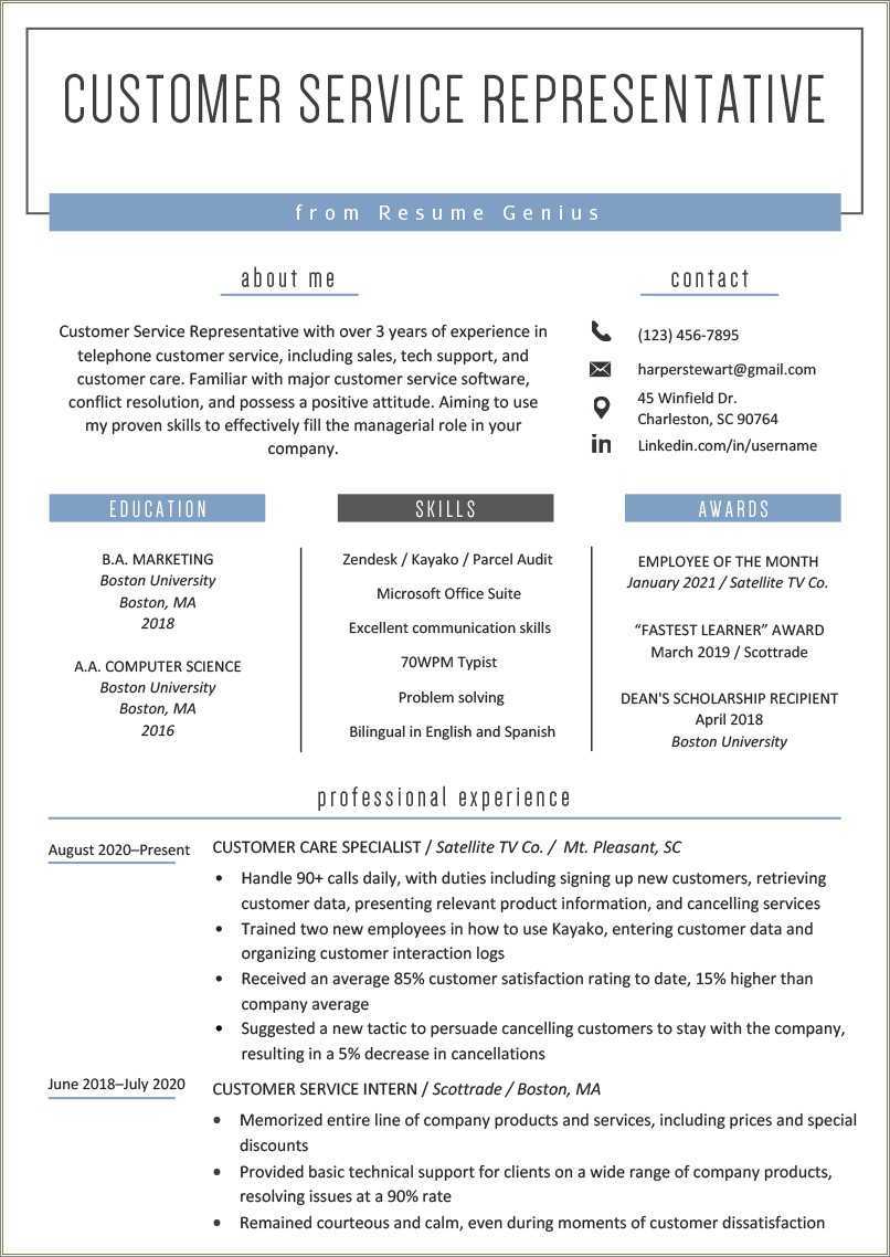 good-objective-for-call-center-resume-resume-example-gallery