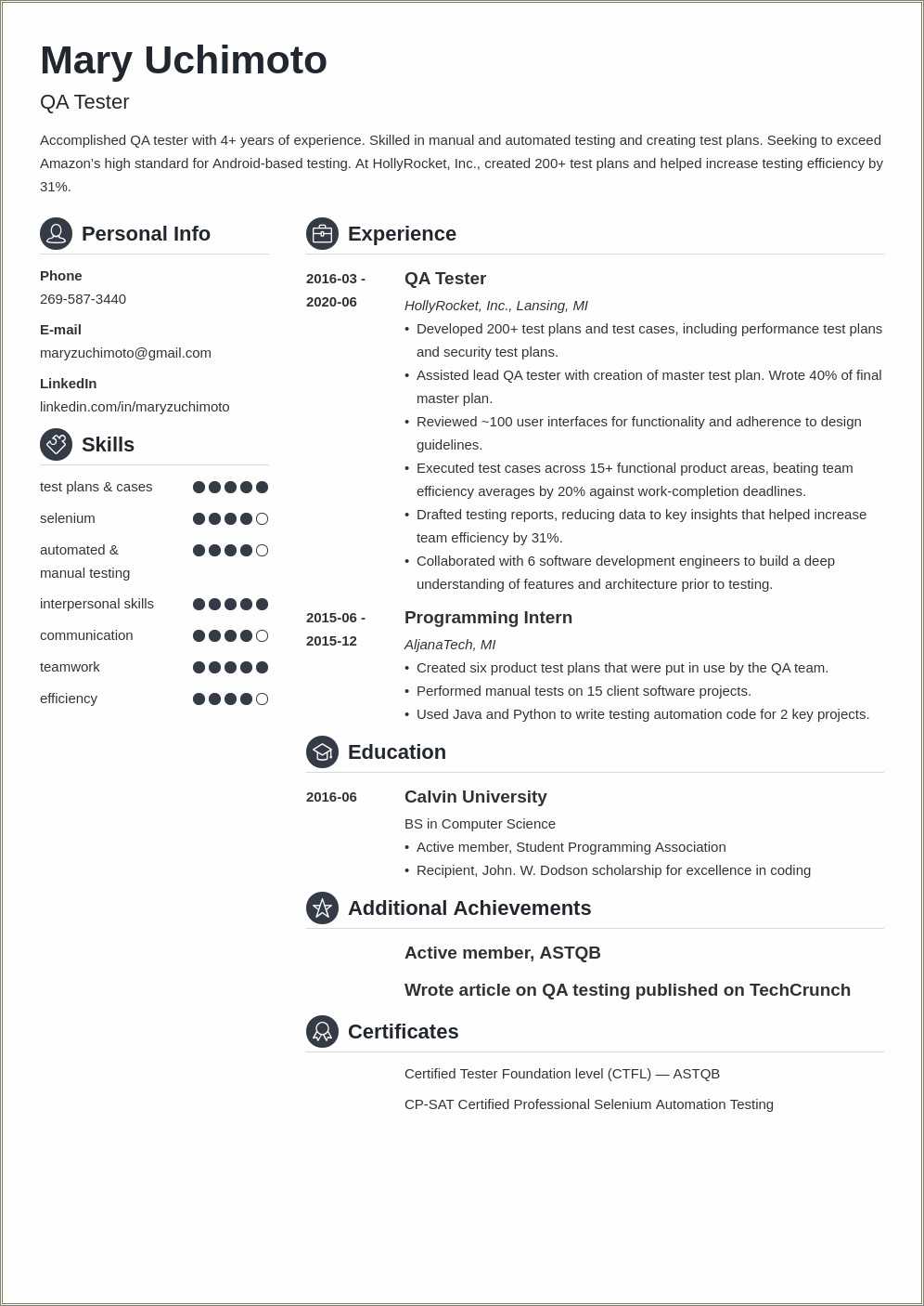 good-resume-template-for-testing-resume-example-gallery