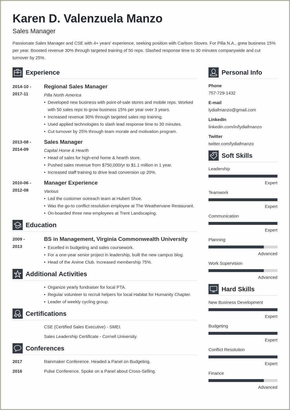 good-words-to-put-in-a-managers-resume-resume-example-gallery