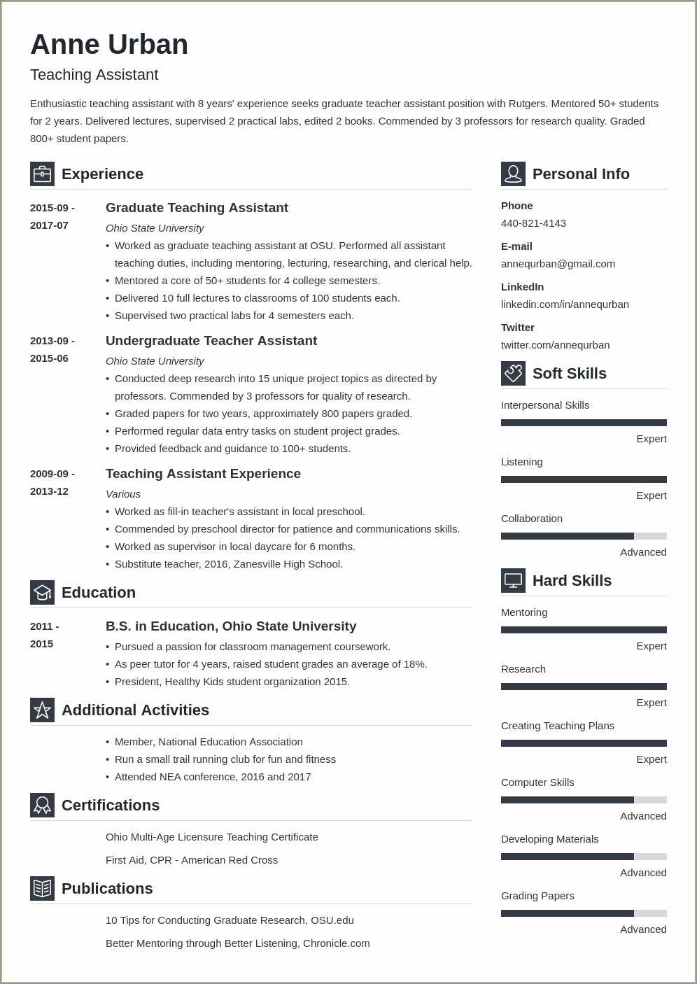 Google Fonts Best Resume Font - Resume Example Gallery