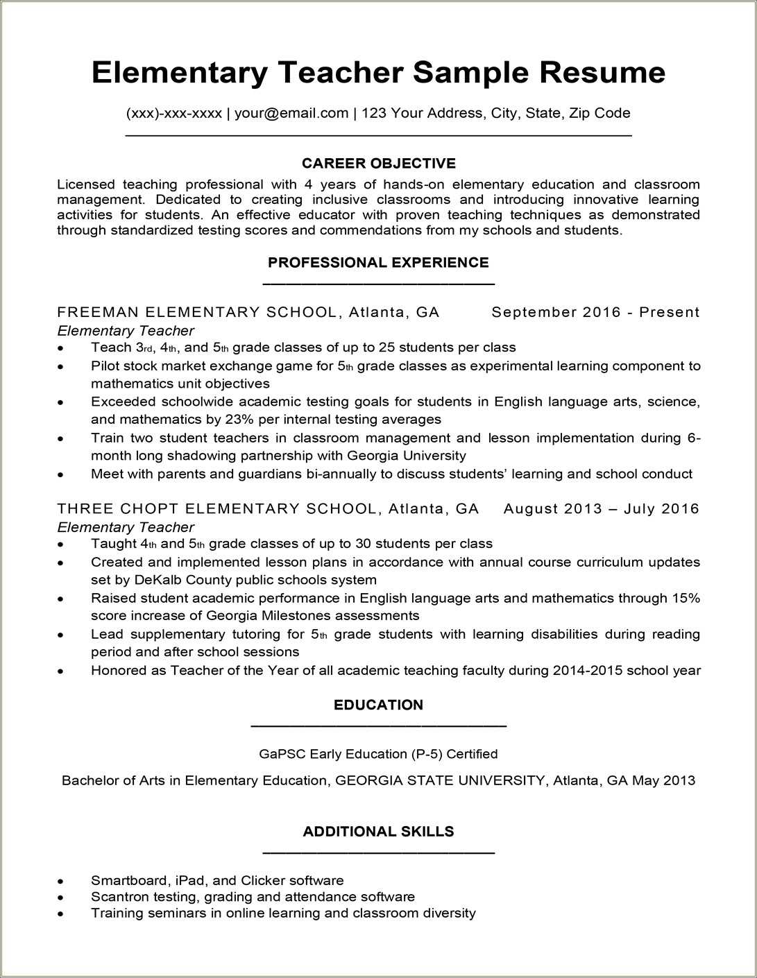 great-skill-for-a-teacher-resume-resume-example-gallery