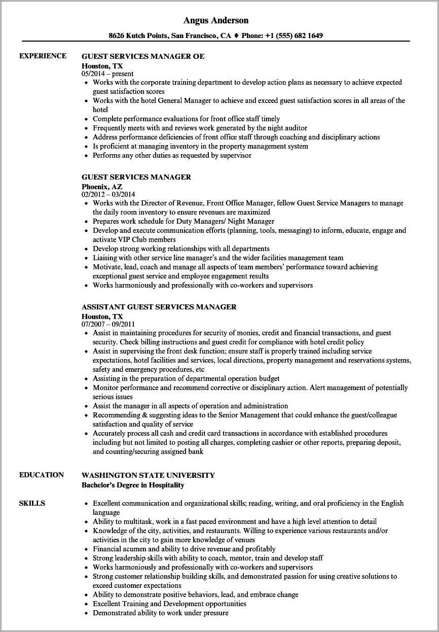 guest-service-agent-resume-example-resume-example-gallery